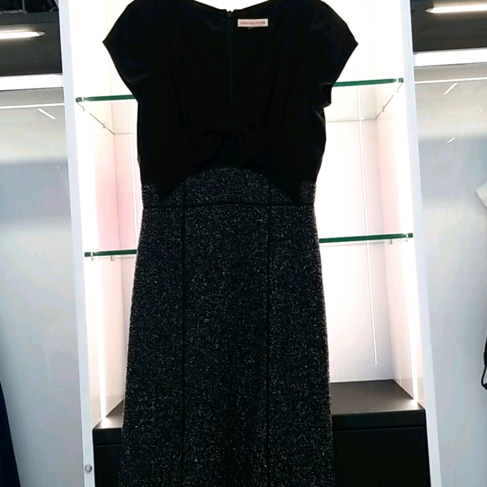 Rebecca Taylor silk and tweed dress